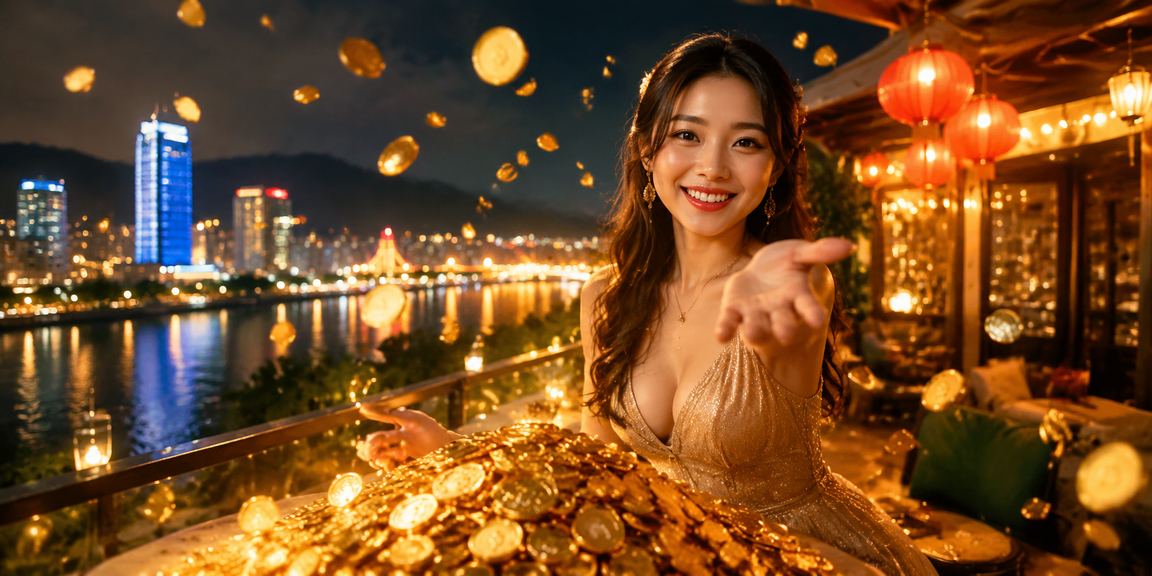 Khung cảnh sôi động cá cược tại Danang với ánh đèn neon